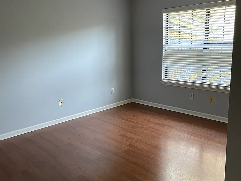 Bedroom 2 is large enough for a king-sized bed. Large windows offer great light