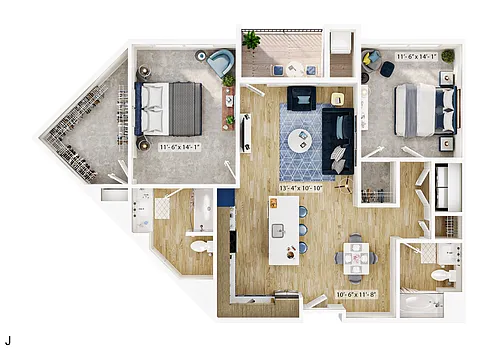 Floor plan The Harlow