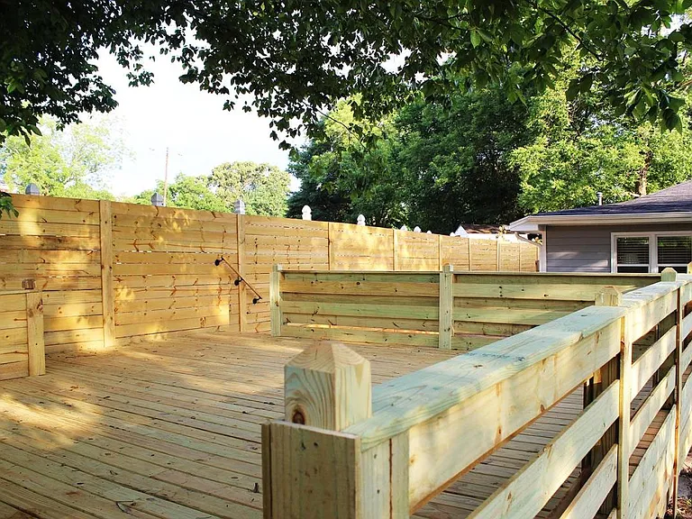 Exterior Back Deck