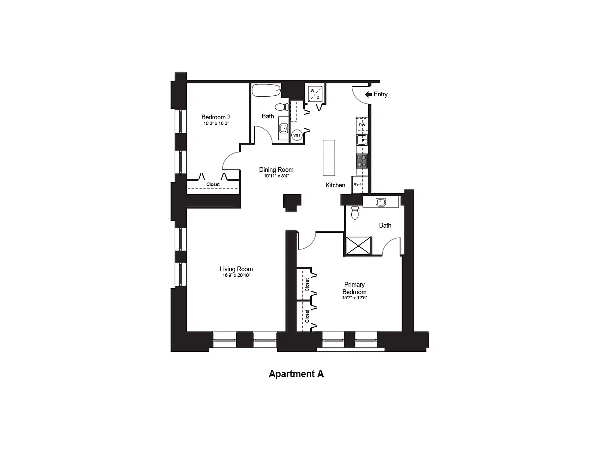 Floor plan Adams