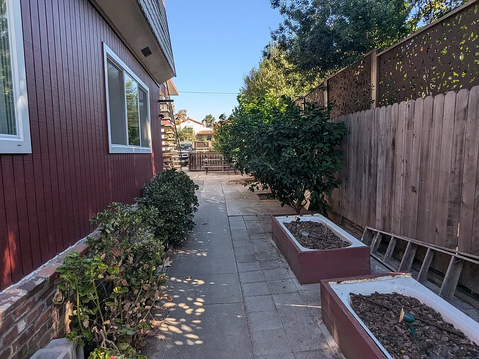Front access courtyard entrance area