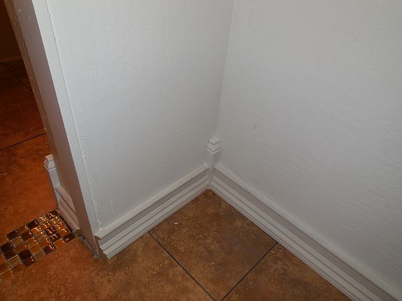 New baseboard and casing 