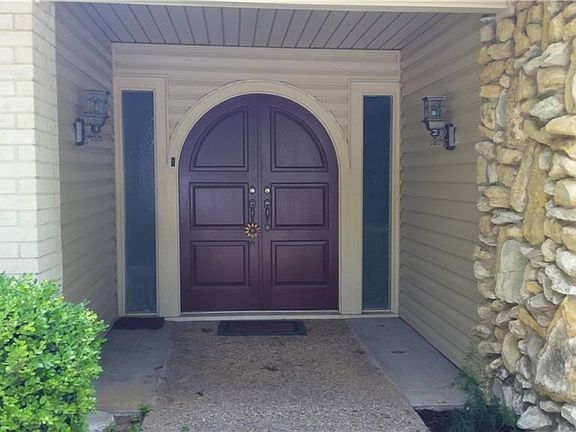 Double Front Door Entrance