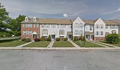 Rows of townhouses