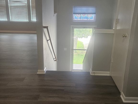 Dining, living area. Coat closet on the right