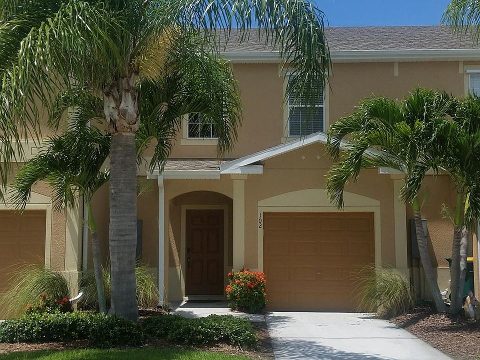 Exterior and a single car garage