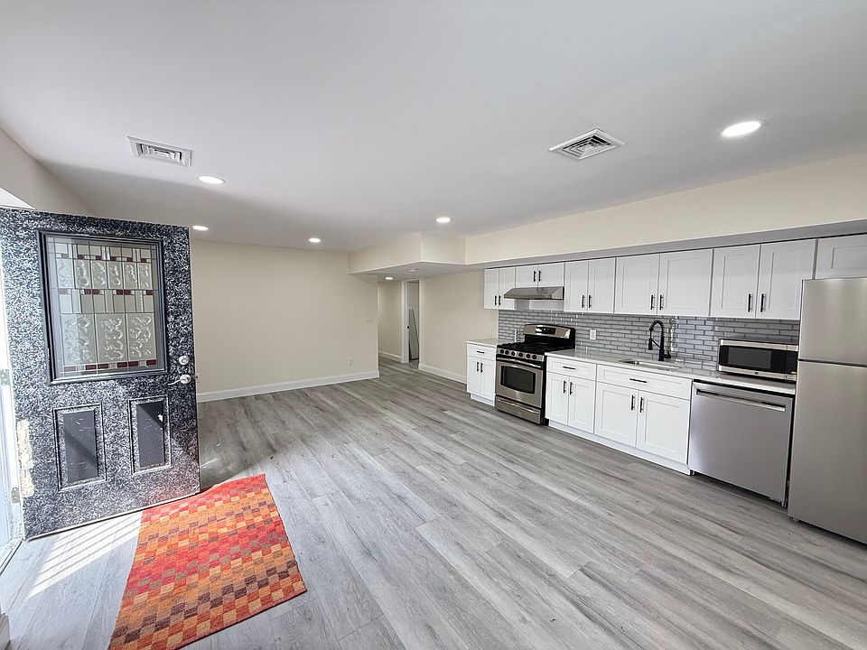 Living room with kitchen