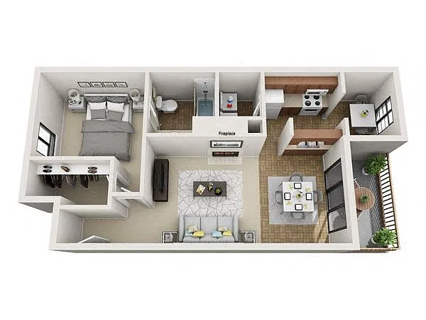 Floor plan Da Vinci