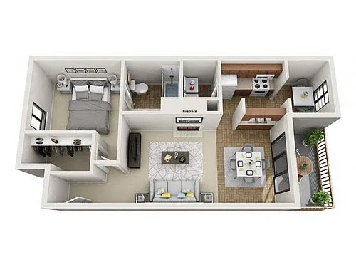 Floor plan Da Vinci
