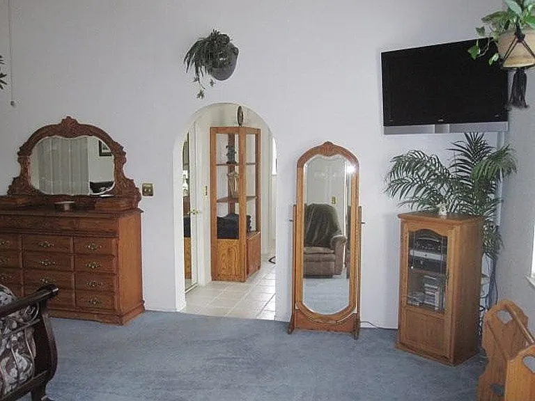 Master Bathroom, view of entry way