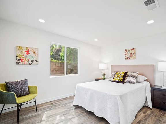 Both bedrooms have hardwood floors