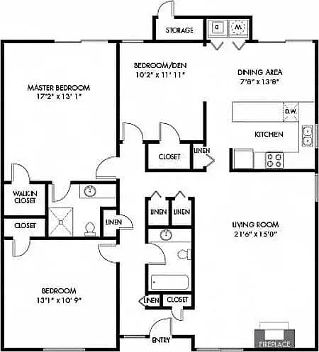 Floor plan Plan C