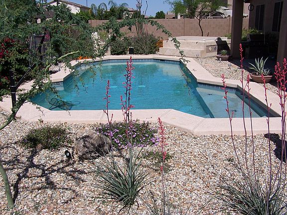 Back yard taken facing W