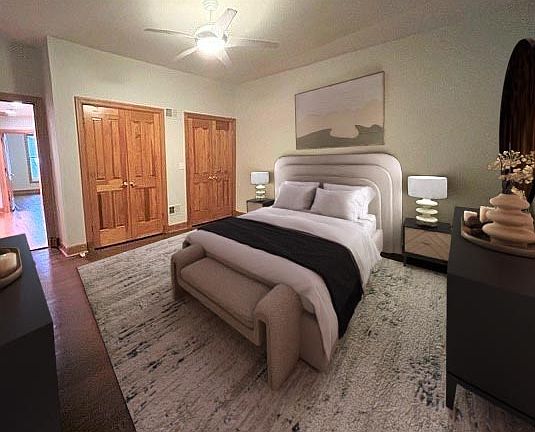 Bedroom #2 w/ 2 large closets