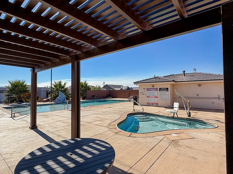 Community pool and hot tub