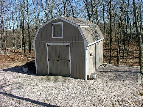 Large shed with electricity