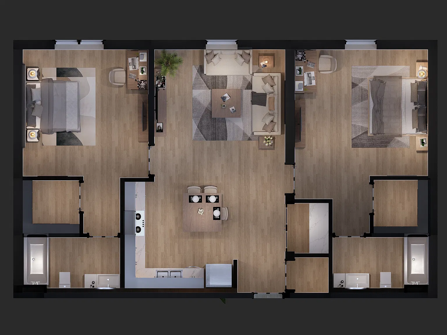2 bed, 1150 sqft, $2,400 — Photo 2