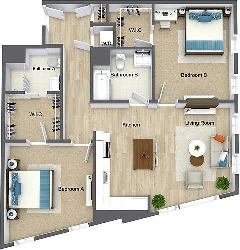 Floor plan B19