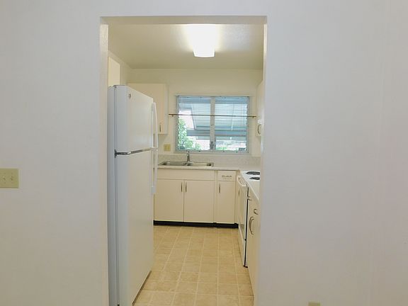 Kitchen from the dining area.