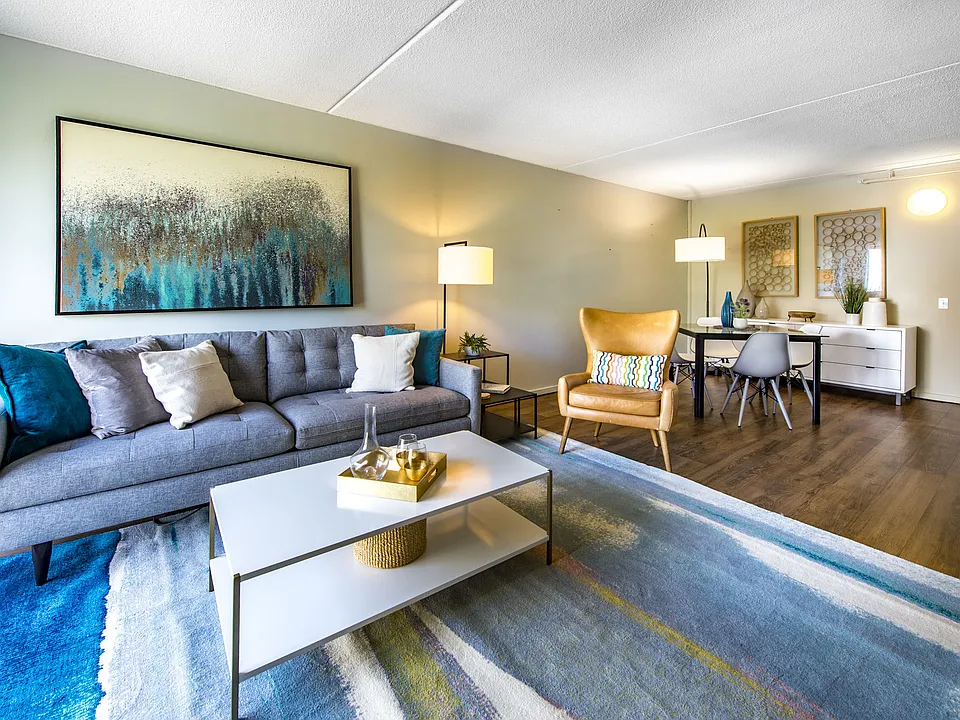 Living Room With Wooden Floors