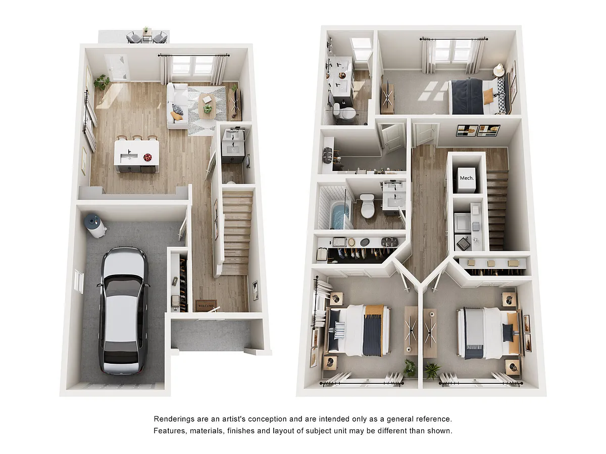 Floor plan TH F