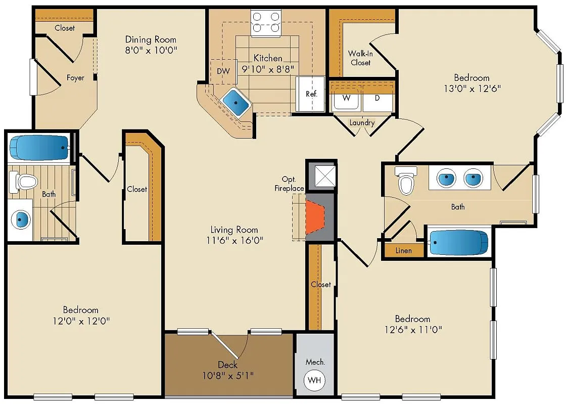 Floor plan Wellington