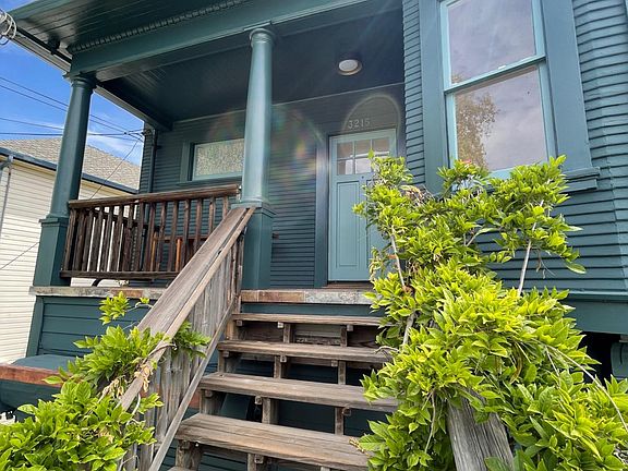 Front steps, pretty steep.