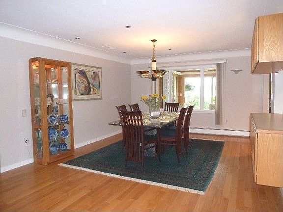Dining room with lake view