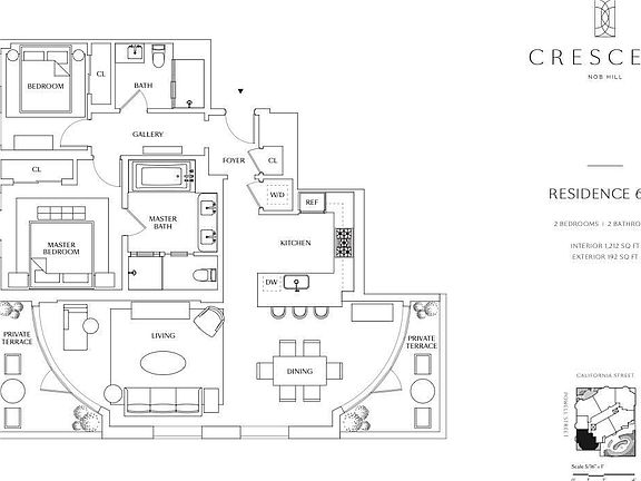2nd image of 875 California St #605