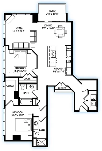 Floor plan 1015
