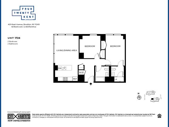 2nd image of 420 Kent Ave APT 1724