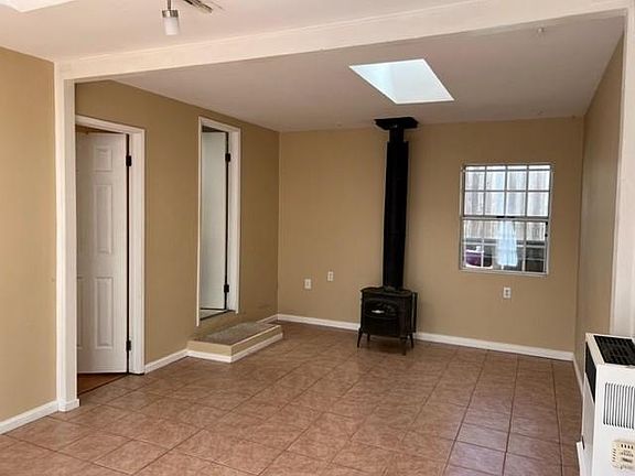 Living room, decorative wood stove