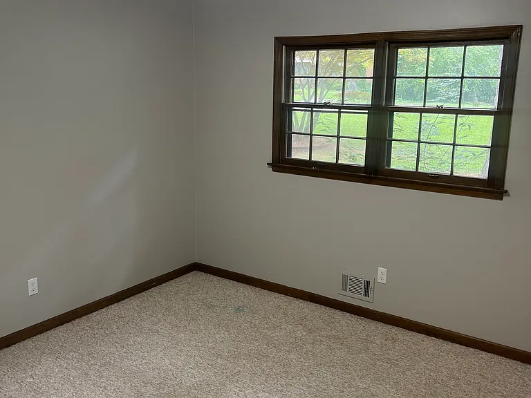 1st bedroom on left (front of house)