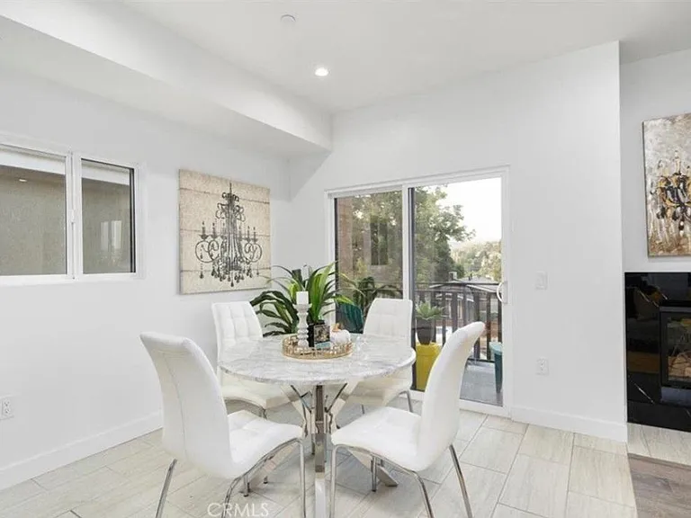 sliding door leads to small front balcony