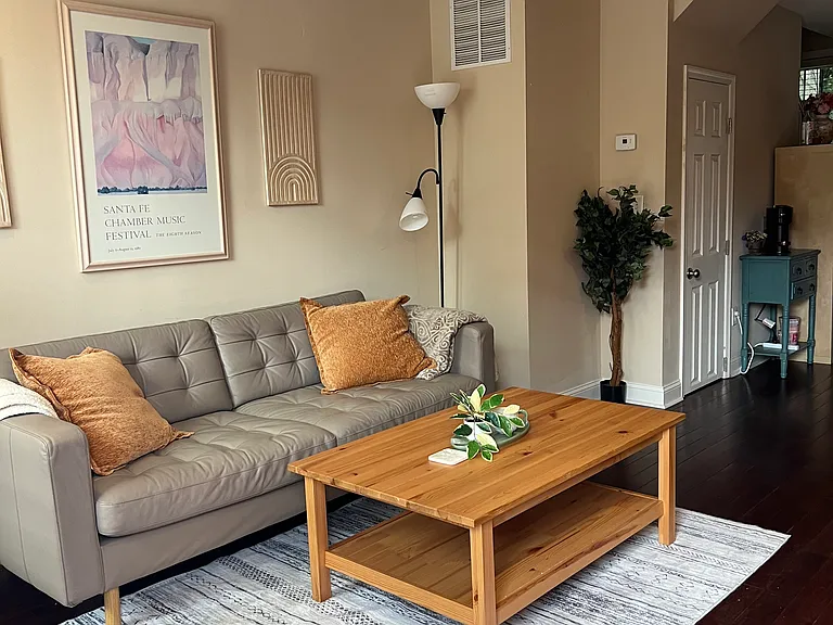 Sitting area, immediately as you walk in