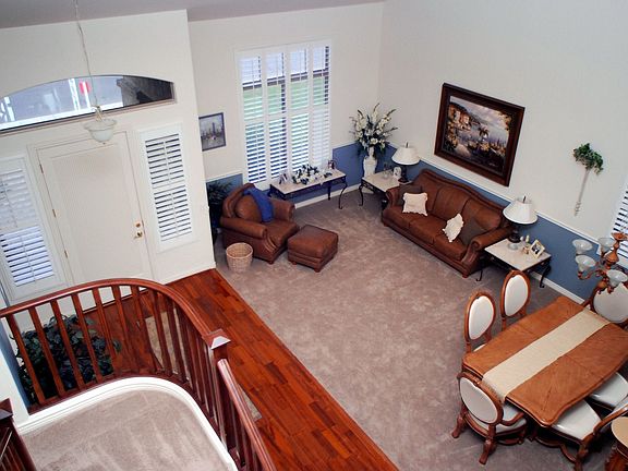Living room looking down