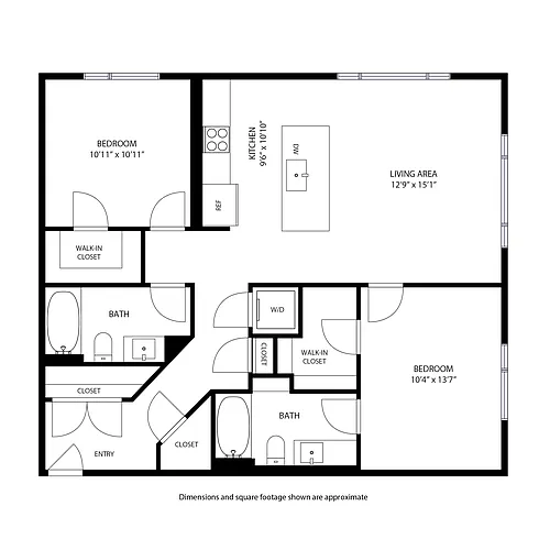 Floor plan The Iron Horse