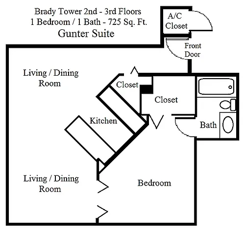 Floor plan Gunter
