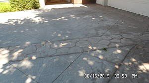 Stamped Concrete Driveway