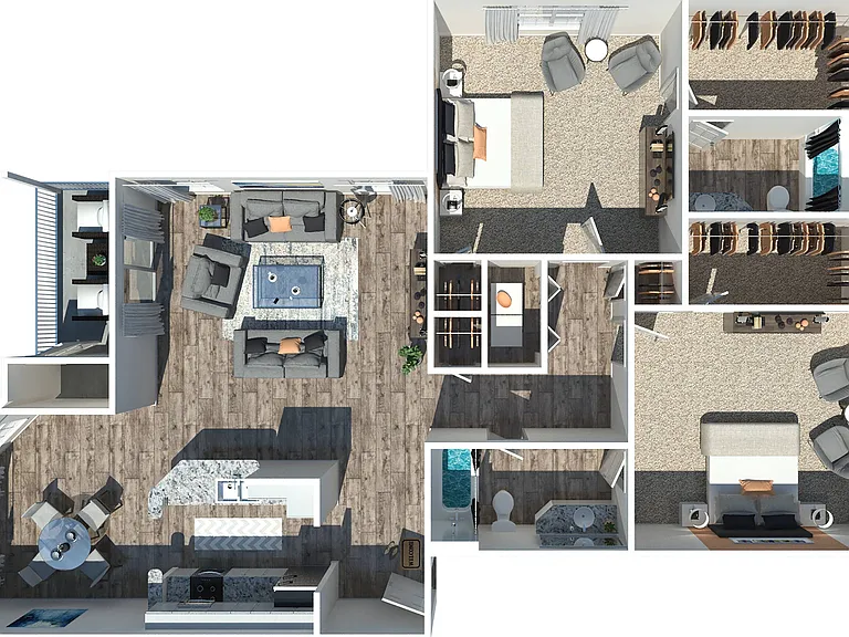2 Bedroom 2 Bathroom 2 Bedroom 2 Bathroom