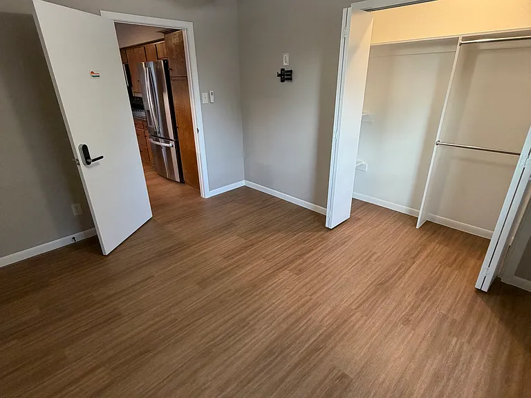 Study Butte Room is 12x12 and is located off the Kitchen. All interior walls have been insulated and a solid core door has been added for sound proofing.