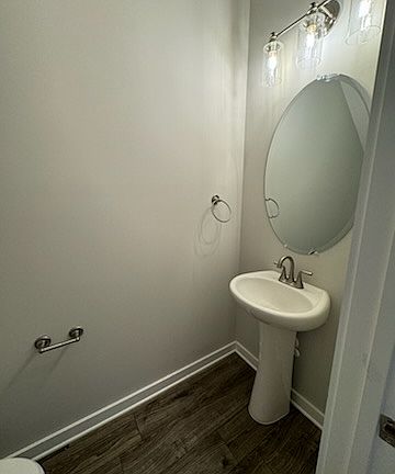 Downstairs half bath
