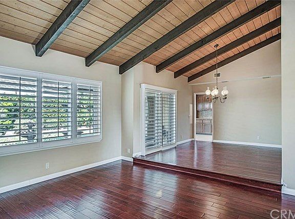 Dining area opens into the Living Room