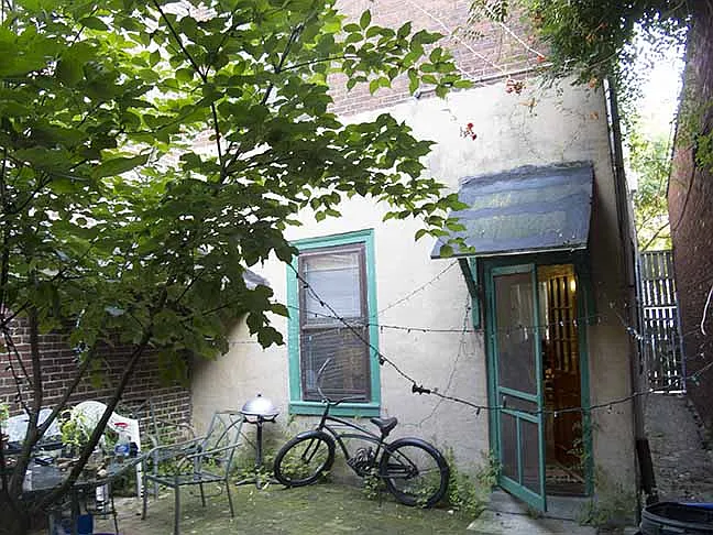 Back yard 3811 Pearl Street