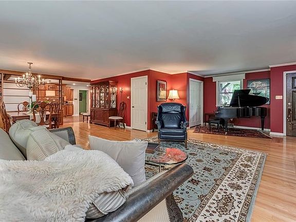 The open floor plan provides an ideal space for entertaining family and friends.