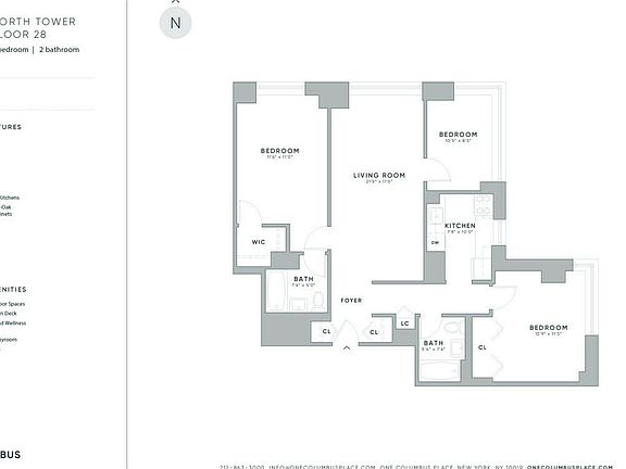 2nd image of 1 Columbus Pl APT N28b