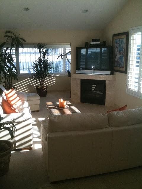 Living room & office area