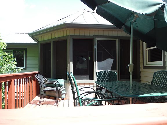 Back porch and deck