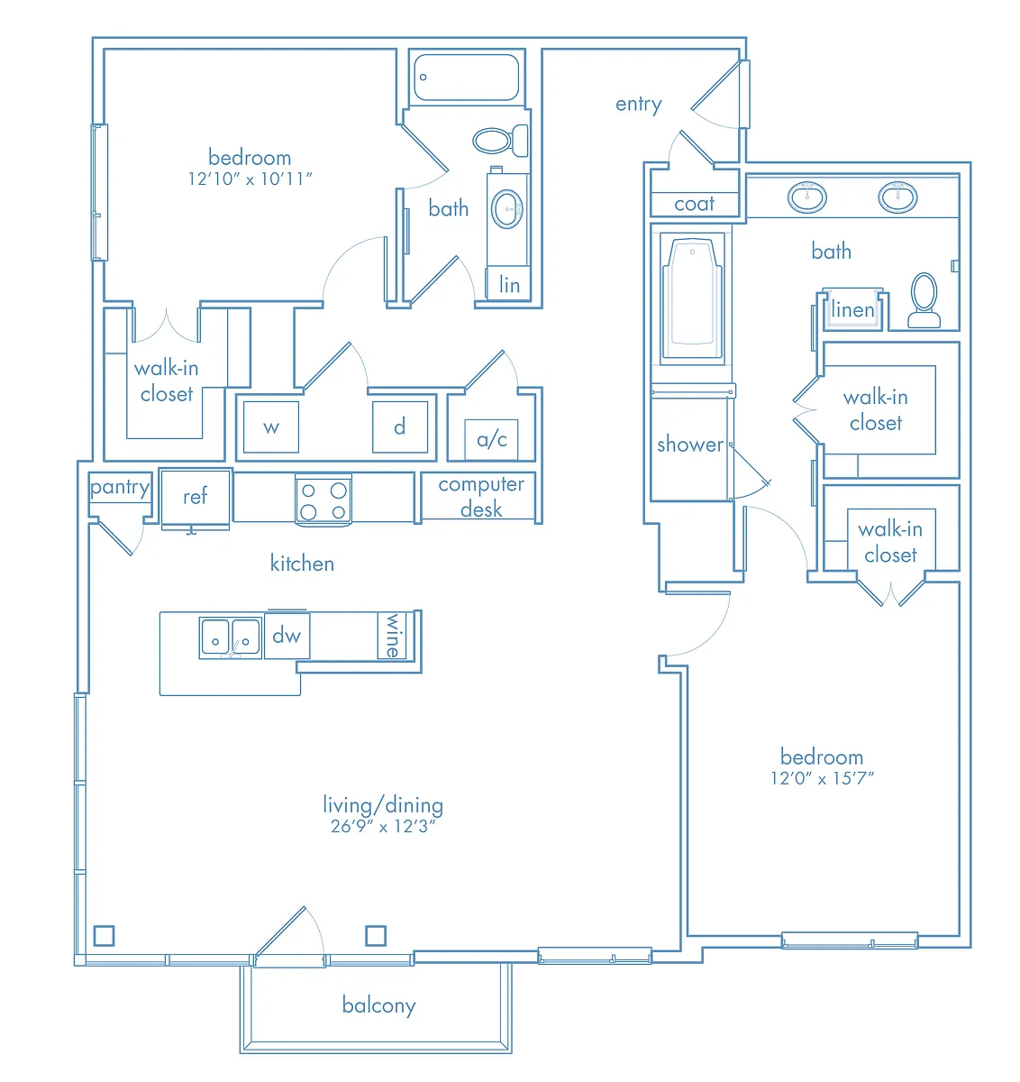 Floor plan B2