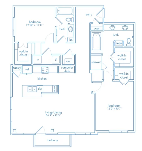 Floor plan B2